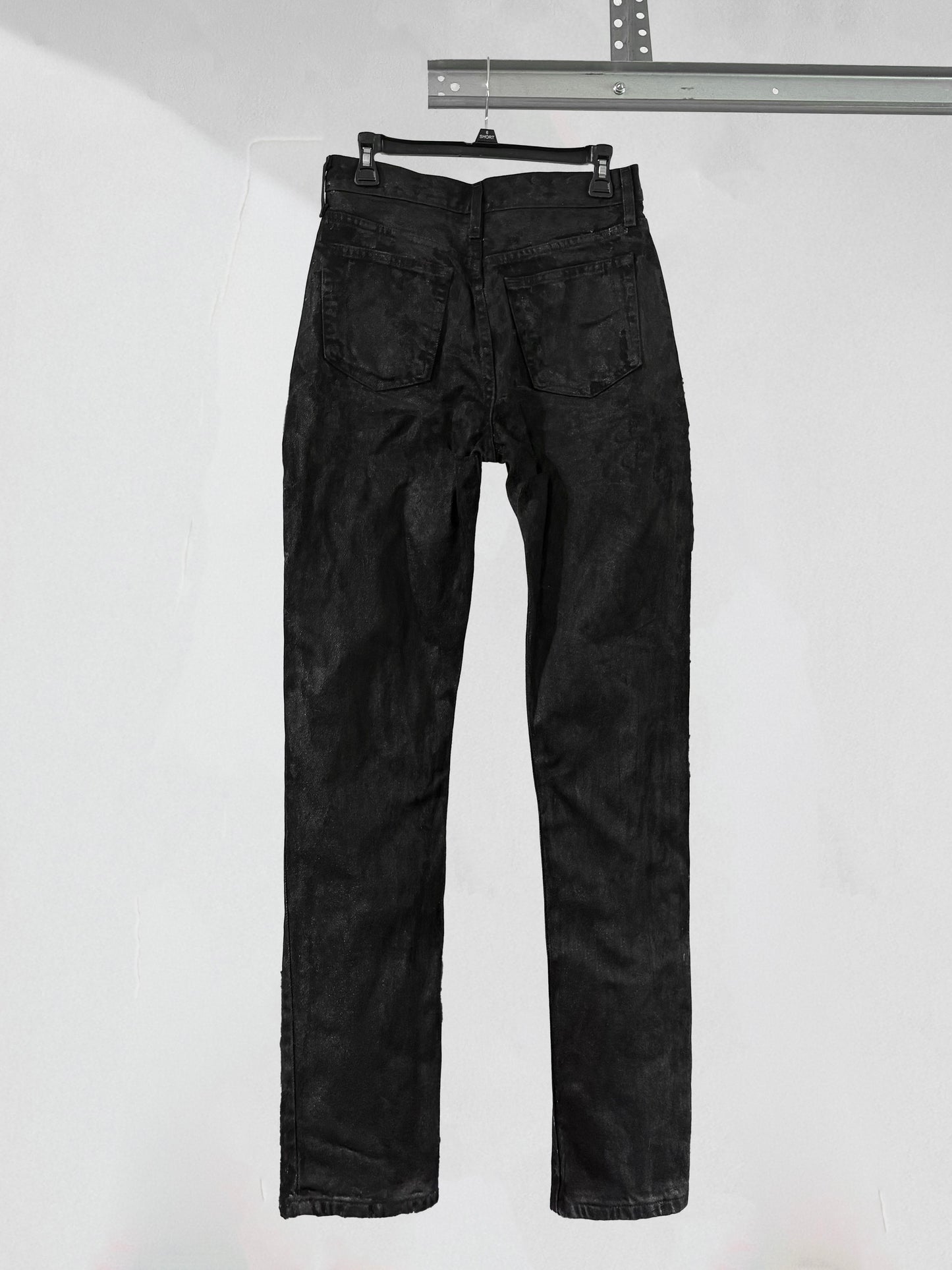 slim wax denim