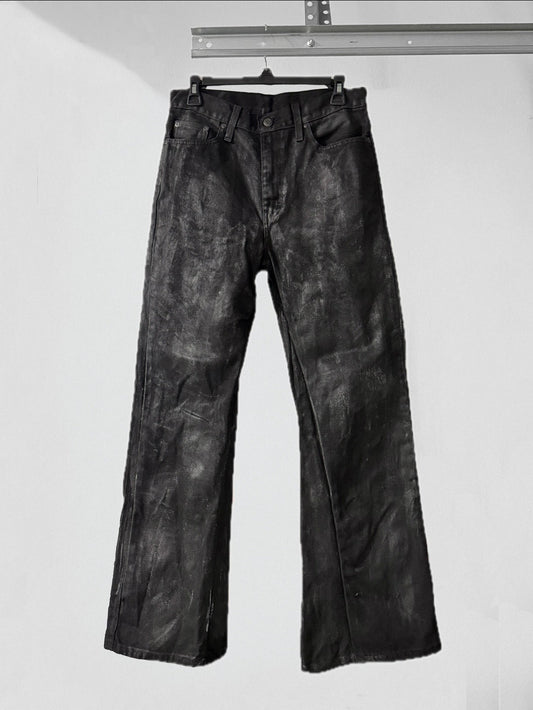 tar waxed denim