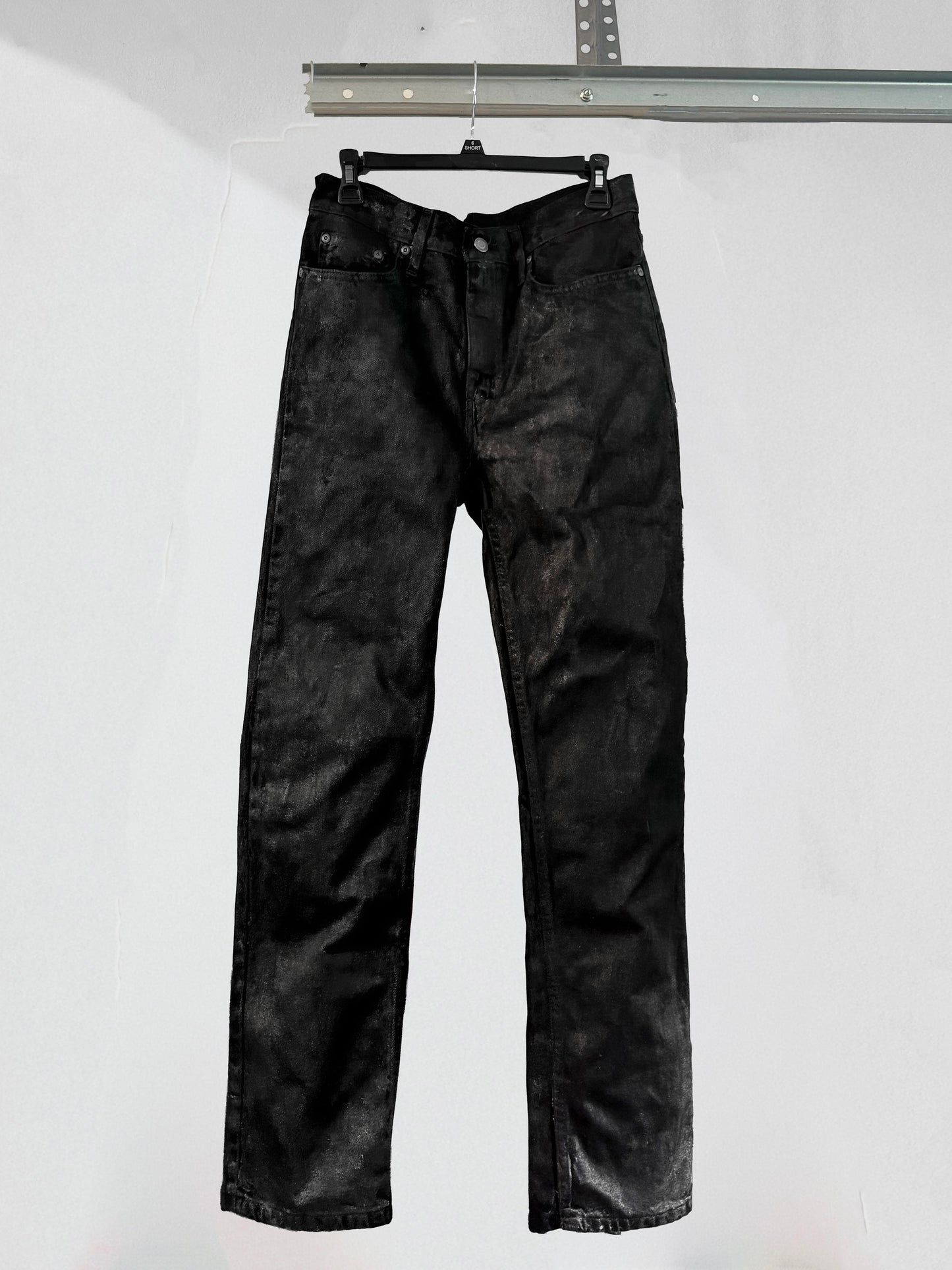 slim wax denim