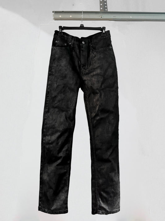 slim wax denim