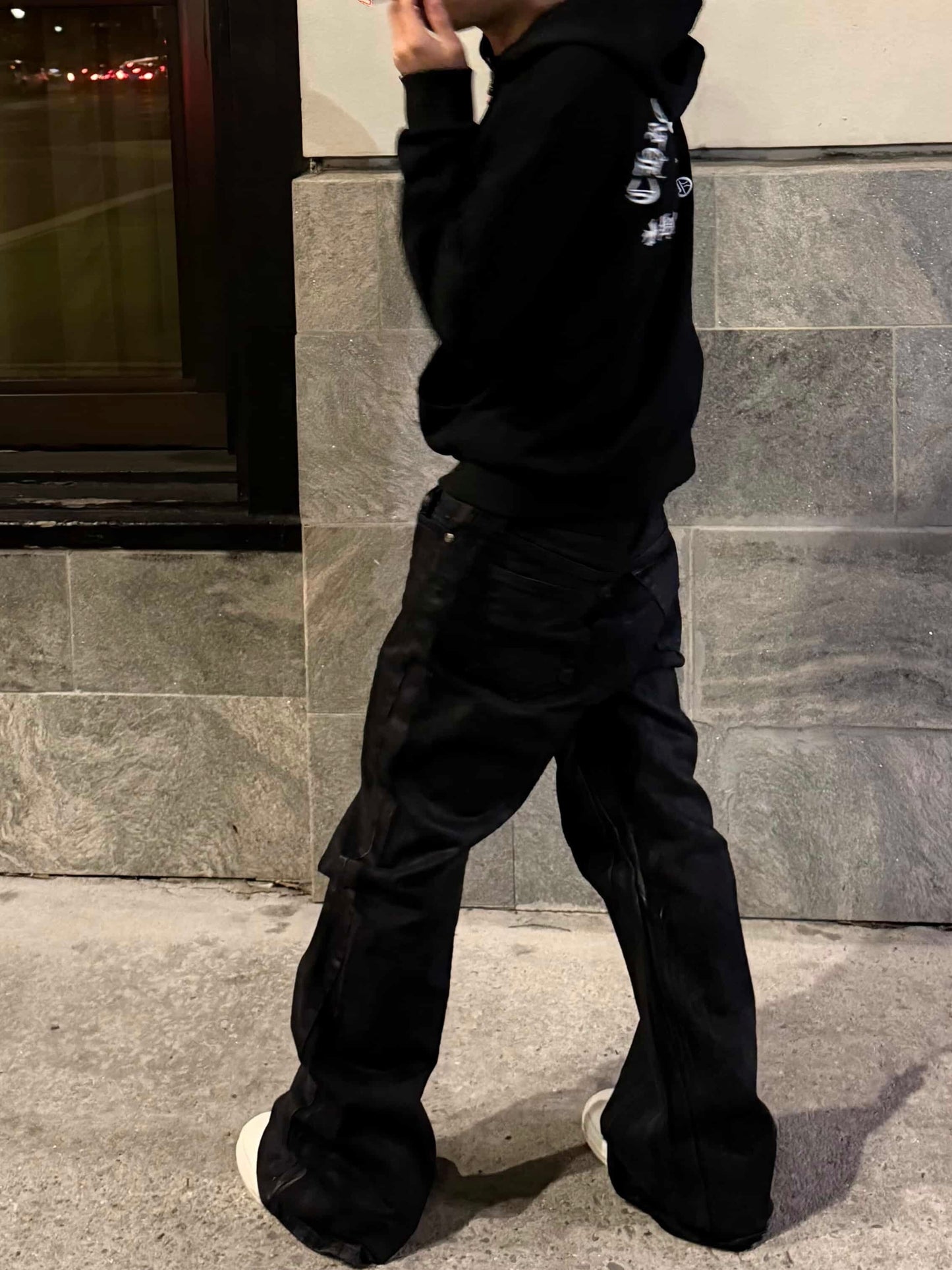 tar waxed denim